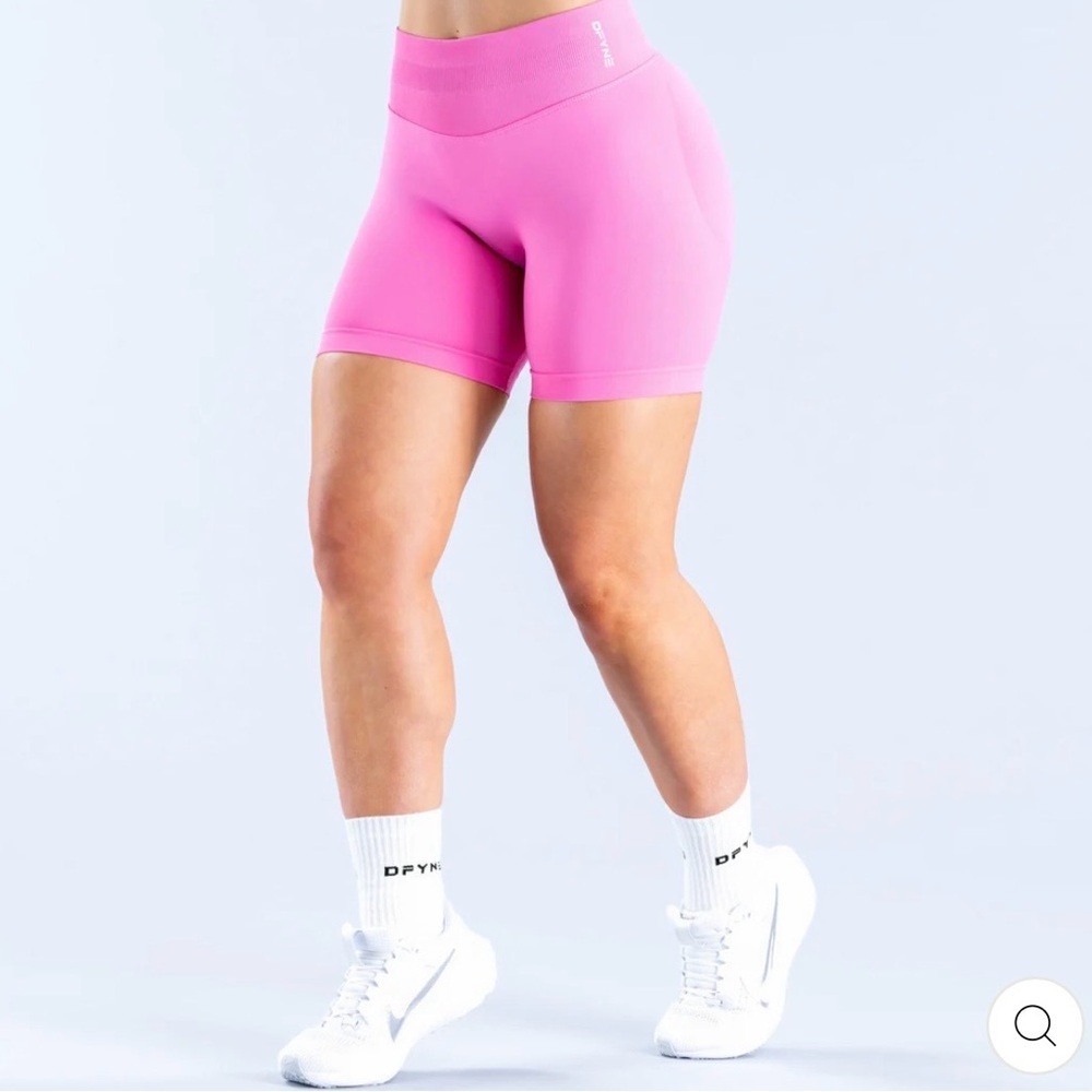 NWOT Vibrant Pink Women's Bike Shorts